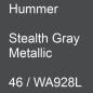 Preview: Hummer, Stealth Gray Metallic, 46 / WA928L.